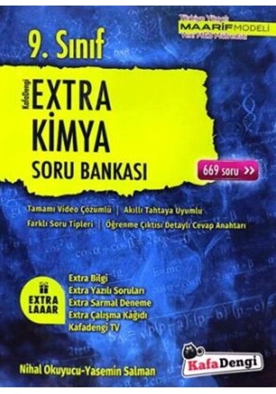9.sınıf Kimya Extra Soru Bankası Kafa Dengi