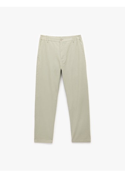 Koton Beli Lastikli Düğmeli Cep Detaylı Pamuk Keten Karışımlı Pantolon Ada Çayı 5sam40194hw Açık Yeşil Koton Beli Lastikli Düğmeli Cep Detaylı Pamuk Keten Karışımlı Pantolon Ada Çayı 5sam40194hw Açık Yeşil