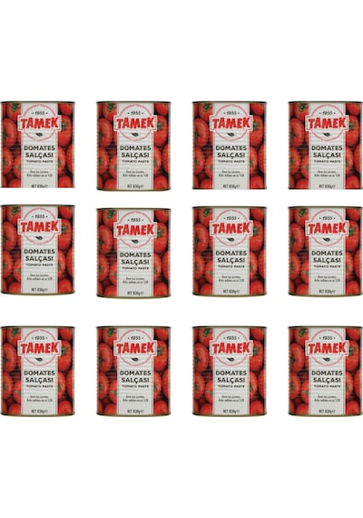 Tamek Domates Salçası 12 x 830 G