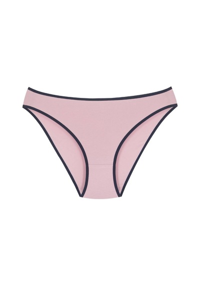 18001-1 Kadın 7'li Flowers Bikini Külot Paketi V6-lacivert Mix Çok Renkli