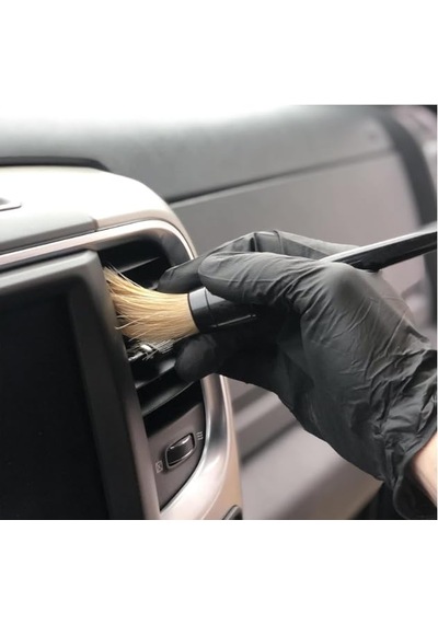 Oto Detay Temizlik Fırçası Araba Klima Temizleme Fırçası, Araç İç Temizlik Fırçası, Yumuşak Doğal Kıl, Çizmez Detailing Brush, Havalandırma & Konsol Temizleme Fırçası