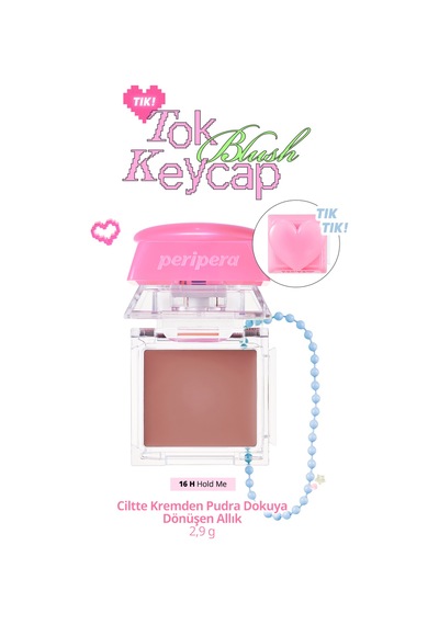 Ciltte Kremden Pudra Dokuya Dönüşen Allık Perıpera Tok Blush Keycap 16 Hold Me