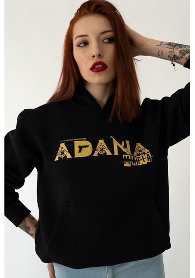 Adana Mafıa Sıfır Bir 01 Kapşonlu Unisex Sweatshirt Hoodie Polar