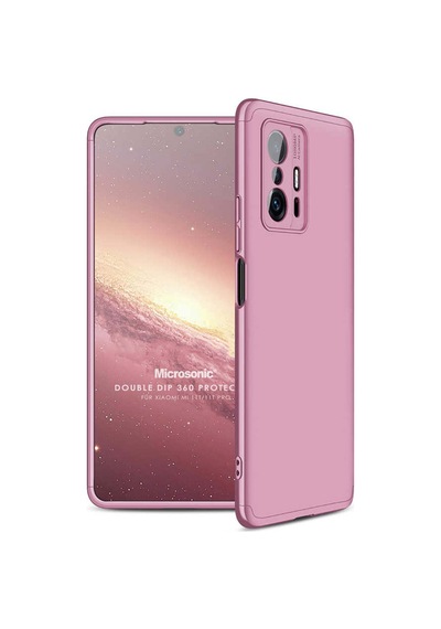 Microsonic Xiaomi Mi 11T Pro Kılıf Double Dip 360 Protective