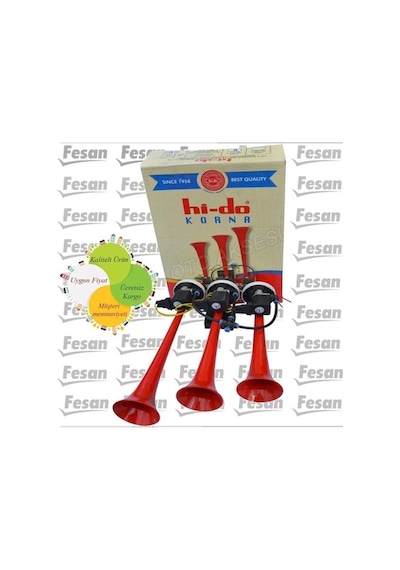 Hido 24 Volt Havalı Arap Korna 3 Borulu (483885019)