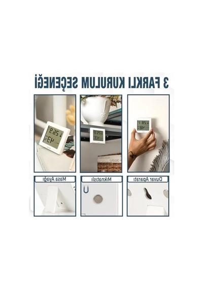 Lcd Ekranlı Dijital Oda Termometresi, Kompakt Ve Kullanışlı