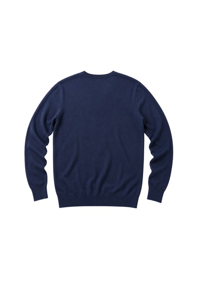 Battalmoda Erkek Büyük Beden İndigo V Yaka Pamuklu Kazak 3xl-4xl-5xl-6xl