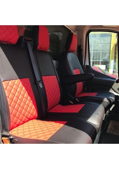 Ford Transit Tek Kabin Araca Özel Deri Oto Koltuk Kılıfı (495235442)