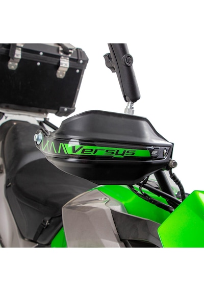 GP Kompozit Kawasaki Versys X300 2017-2020 Uyumlu Plastik Elcik Koruma Siyah