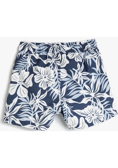 Koton Deniz Şortu Beli Bağlamalı Floral Desenli File Astarlı Mavi Desenli 3skb00035bw 3SKB00035BW6D7 Koton Deniz Şortu Beli Bağlamalı Floral Desenli File Astarlı Mavi Desenli 3skb00035bw 3SKB00035BW6D7