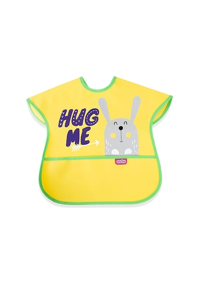 Babyjem Poli Muşamba Mama Önlüğü Büyük Sarı