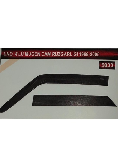 Fiat Uno 4'Lü Mugen Cam Rüzgarlık Seti