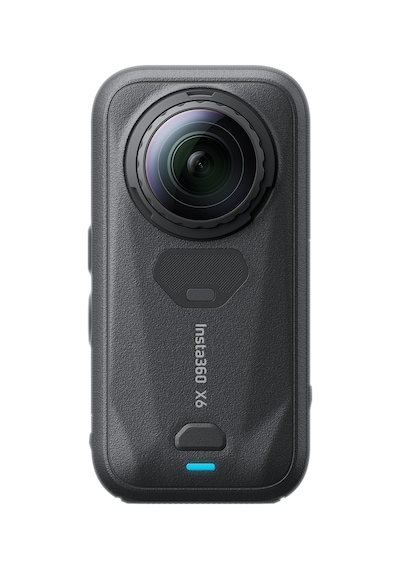 Insta360 X6 Essentials Bundle 8k 50 Fps 360 Aksiyon Kamerası, 2 Batarya, Hızlı Şarj Kutusu, 114 Cm Görünmez Selfie Çubuğu - Midnight Black Siyah