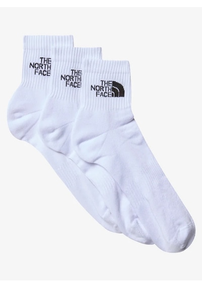 The North Face 3'lü Unisex Çorap Beyaz