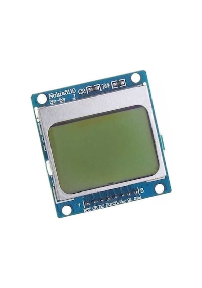 Nokia 5110 Lcd Ekran 84 48 Mavi Pcd8544 Arduino Ekran Rodevino