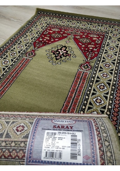 Halı Sarayı Namazlık Seccade S0559Y00 Yeşil 65X115 Cm