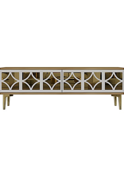 Tsa1236dbg Öz Tv Sehpası Safirmeşe-beyaz-gold 180cm Tsa1236dbg Öz Tv Sehpası Safirmeşe-beyaz-gold 180cm