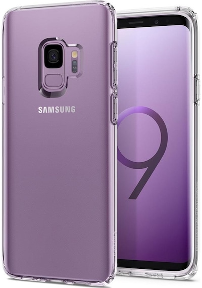 Spigen Galaxy Uyumlu S9 Kılıf Liquid Crystal 4 Tarafı Koruma Crystal Clear
