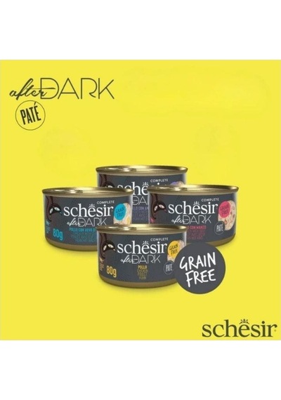 Schesir After Dark Pate Et Suyunda Karışık Lezzetler Yetişkin Kedi Konservesi 80 Gr X 12 Adet
