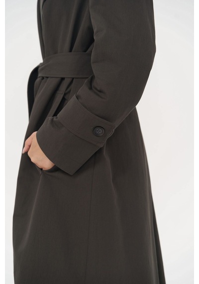 Mai Collection Mai Studios Co. Albany Antrasit Mevsimlik Trençkot Antrasit
