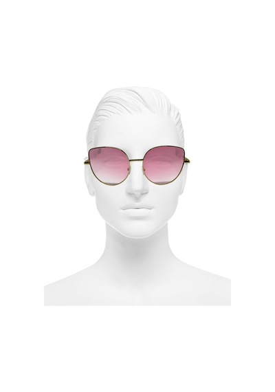 Vintage Fashion Hafif Unisex Güneş Gözlüğü Güneş Gözlüğü Pembe Oval Çerçeve Dma20 Rose Gold