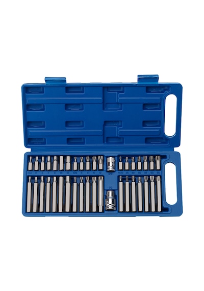 40 Parça Bits Uç Seti Torx Allen Ve Spline Fare Diş Cr-v Çelik Malzeme