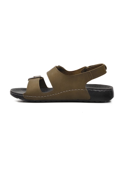 Ayakmod Yeşil Erkek Düz Sandalet 80-954 M Yeşil