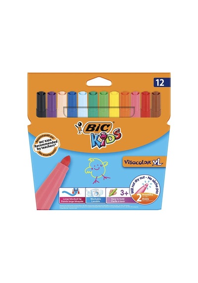 Bic Keçeli Kalem Visa Xl Jumbo 12 Li 8922231