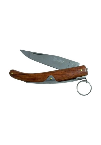 Columbia Okapi Gc2079a Kahverengi Cep Çakısı 20cm - Manuel, Ahşap Sap TABLO