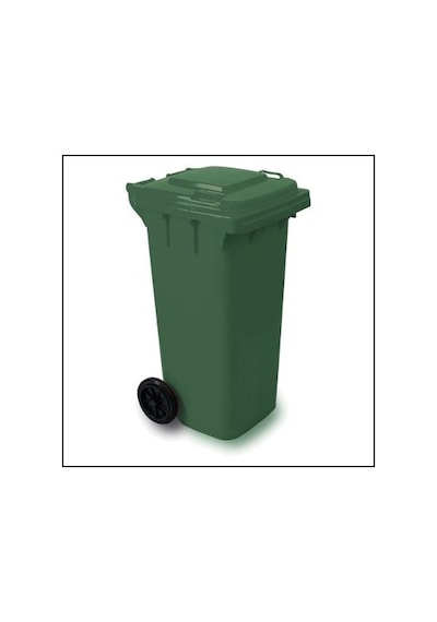 Plastik Çöp Konteyneri 120 Lt A Yeşil