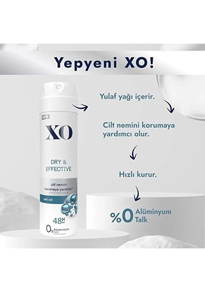 Xo Deodorant Sprey & Dry & Effective Kadin 150ml
