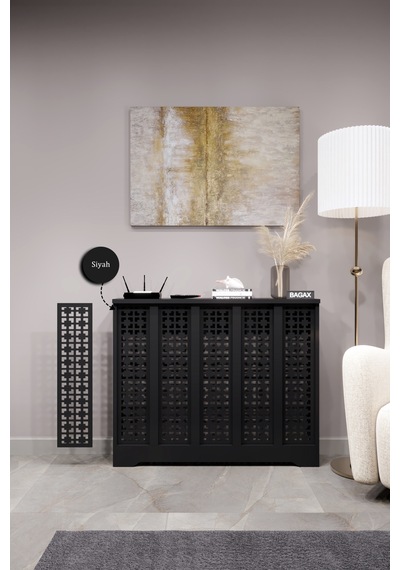Dekoratif Petek Dolabı Kalorifer Peteği Kapatma Ünitesi Modern Tasarım İç Ölçü 96 Cm Dış Ölçü 100 Cm Petek 96 Siyah D8 Dekoratif Petek Dolabı Kalorifer Peteği Kapatma Ünitesi Modern Tasarım İç Ölçü 96 Cm Dış Ölçü 100 Cm Petek 96 Siyah D8