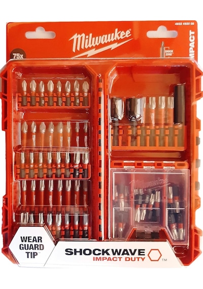 Milwaukee Shockwave Bits Uç Seti 75 Parça 4932492008