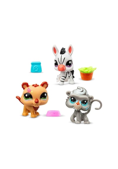 00597 - Littlest Pet Shop 3 Lü Figür Set - 1 Adet Çok Renkli