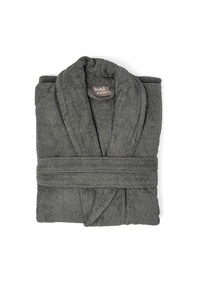 Soley Minerva Extra Yumuşak %100 Pamuk Kadın / Erkek Unisex Bornoz Renksiz