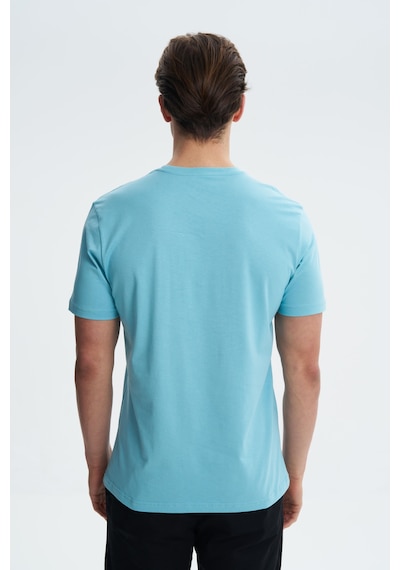 AR-MA Arma Erkek Regular Fit Bisiklet Yaka Tişört Y27344406701 Mavi-m16 Mavi