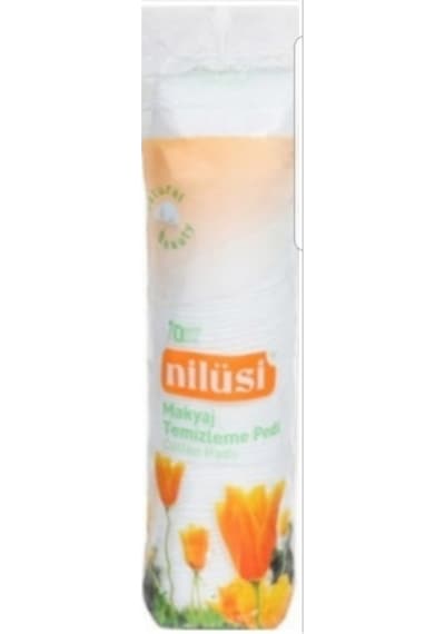 Nilüsi Disk Makyaj Temizleme Pedi 70'li