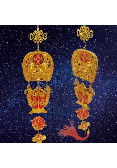Feng Shui Koi Balıkları Şans Ve Bereket Askılık 100 Cm
