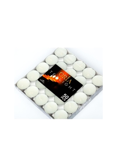 Horeca Tealight Mum 12 Gr X 50 5 Saat Ve Üzeri Yanış Süresi Beyaz