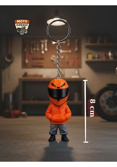 3d Baskı Turuncu Motorcu Anahtarlık Motor Aksesuar Motor & Motosiklet Ktm Tutkunlarına Özel