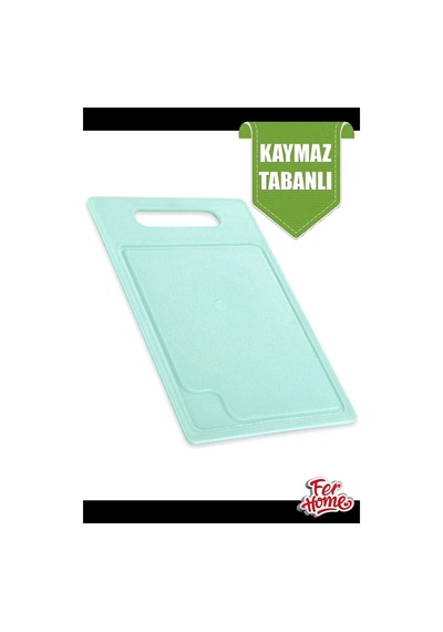 Jenerik Kesme Tahtası Kaydırmaz Plastik Kesme Sunum Tahtası Pratik Kesim Panosu 160x245 Mm Royaleks- Çok Renkli