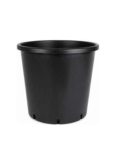 9l Üretim Saksısı Ø24 Siyah Plastik Saksı Fidan, Çiçek, Yetiştirme Kabı