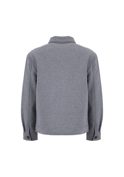 Fabrika Gri Erkek Slim Fit Mont F6wm-mnt 2111 Gri Melanj