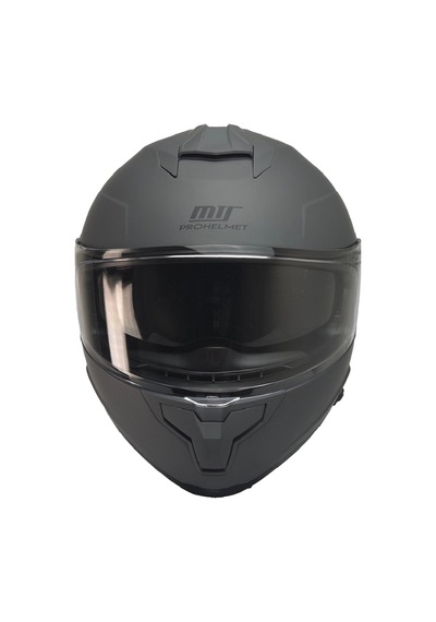 Mts X340 Fullface Şeffaf Camlı motosiklet Kaskı Mat Gri