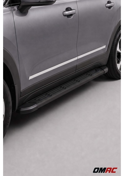 Citroen C5 Aircross 2025-2026 Uyumlu Araca Özel Sideline Yan Basamak Siyah