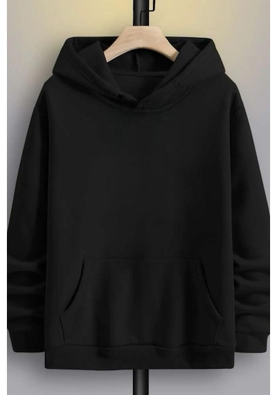 Oksit Siluet Arka Baskılı Pamuklu Erkek Sweatshirt 001