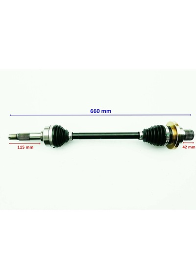 Mondial Atv Cf Arka Aks Sol 660X500-800Cc (492651459)