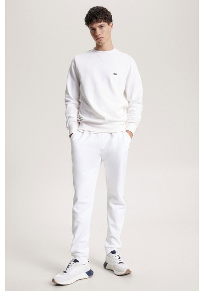 Tommy Hilfiger Bisiklet Yaka Sweat Beyaz
