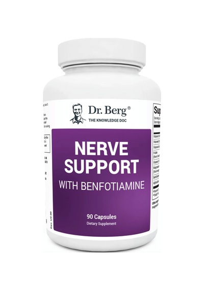 Nerve Support With Benfotiamine 90 Kapsül Takviye Edici Gıda Dr.berg