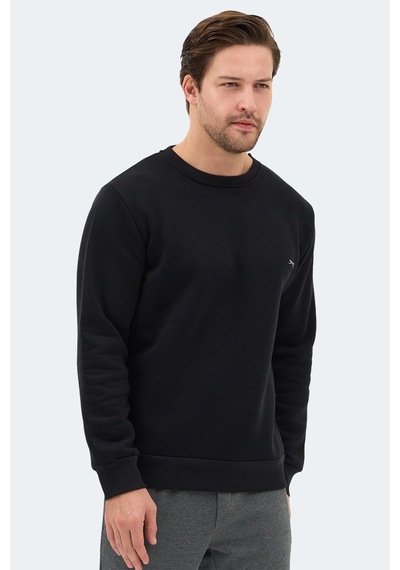 Slazenger Konnor In Erkek Siyah Sweatshırt Siyah